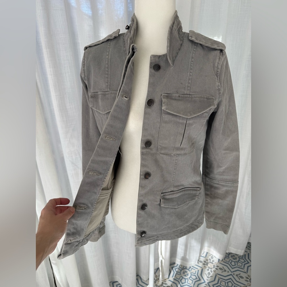 Joe's Jeans Gray Utility Jacket - Picture 7 of 14